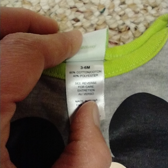6/$15 Size 3-6 M Mickey mouse Disney onesie - Picture 6 of 8